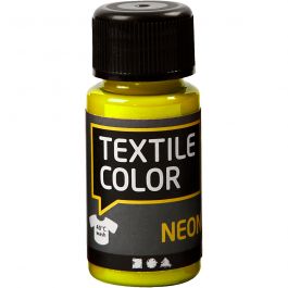 Textilfarbe, Neongelb, 50 ml/ 1 Fl. [HOB-342120]