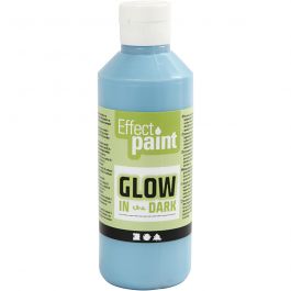 Fluoreszierende Farbe, Fluoreszierend Hellblau, 250 ml/ 1 Fl. [HOB-34930]