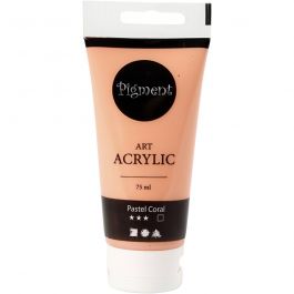 Acrylfarbe, Mattglänzend, Deckend, Hellbeige, 75 ml/ 1 Fl. [HOB-35142]