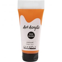 Acrylfarbe, Mattglänzend, Halbdeckend, Orange, 75 ml/ 1 Fl. [HOB-35144]