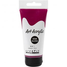 Acrylfarbe, Mattglänzend, Transparent, Zyklam, 75 ml/ 1 Fl. [HOB-35147]