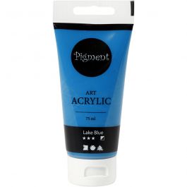 Acrylfarbe, Mattglänzend, Halbdeckend, Seeblau, 75 ml/ 1 Fl. [HOB-35150]