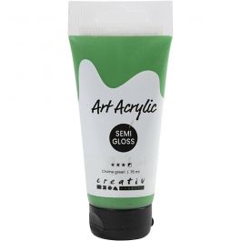 Acrylfarbe, Mattglänzend, Halbdeckend, Chrom-Grün, 75 ml/ 1 Fl. [HOB-35152]