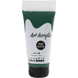 Acrylfarbe, Mattglänzend, Deckend, Dunkelgrün, 75 ml/ 1 Fl. [HOB-35153]
