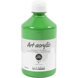 Acrylfarbe, Mattglänzend, Deckend, Mediumgrün, 500 ml/ 1 Fl. [HOB-35428]
