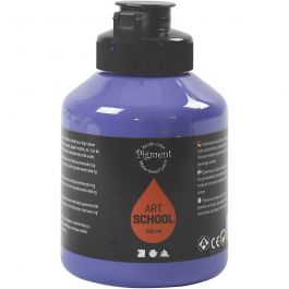 Acrylfarbe, Mattglänzend, Halbtransparent, Violettblau, 500 ml/ 1 Fl. [HOB-35430]