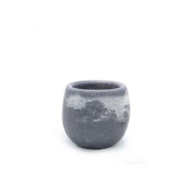 Aromaschale Dunkelgrau Lavendel Duft Ø9x8 cm (6 Stück) [IFS-36213]