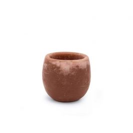 Aromaschale Dunkelrot Bernstein Duft Ø9x8 cm (6 Stück) [IFS-36219]