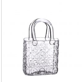Handtasche Vase Elysee Glasgriff L.14 x B.9,5 x H.22 cm klar (1 Stk.) [IFS-37230]