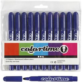 Colortime Marker, Strichstärke 5 mm, Dunkelblau, 12 Stk/ 1 Pck [HOB-37355]