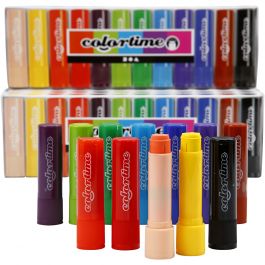 Soft Color Stick, L 8 cm, Sortierte Farben, 6,5 g, 120 Stk/ 1 Pck [HOB-38125]