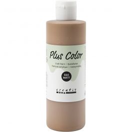 Plus Color Bastelfarbe, Hellbraun, 250 ml/ 1 Fl. [HOB-39403]