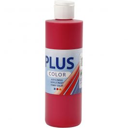 Plus Color Bastelfarbe, Beerenrot, 250 ml/ 1 Fl. [HOB-39429]