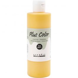 Plus Color Bastelfarbe, Sonnengelb, 250 ml/ 1 Fl. [HOB-39432]
