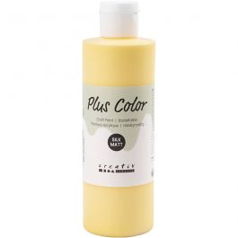 Plus Color Bastelfarbe, Krokusgelb, 250 ml/ 1 Fl. [HOB-39434]