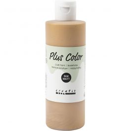 Plus Color Bastelfarbe, Gold, 250 ml/ 1 Fl. [HOB-39452]