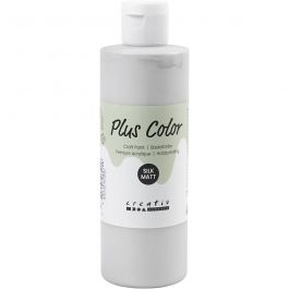 Plus Color Bastelfarbe, Silber, 250 ml/ 1 Fl. [HOB-39454]