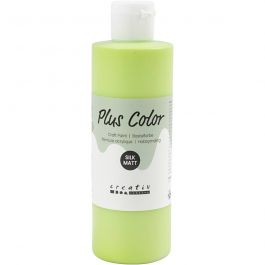 Plus Color Bastelfarbe, Lindgrün, 250 ml/ 1 Fl. [HOB-39469]
