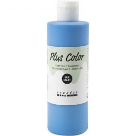 Plus Color Bastelfarbe, Primärblau, 250 ml/ 1 Fl. [HOB-39474]