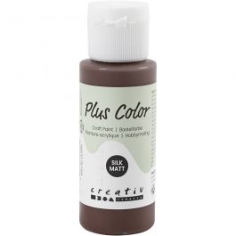 Plus Color Bastelfarbe, Schokolade, 60 ml/ 1 Fl. [HOB-39601]