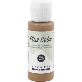 Plus Color Bastelfarbe, Hellbraun, 60 ml/ 1 Fl. [HOB-39603]