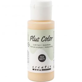 Plus Color Bastelfarbe, Hellbeige, 60 ml/ 1 Fl. [HOB-39604]