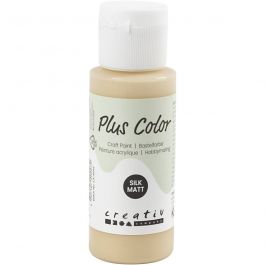 Plus Color Bastelfarbe, Elfenbeinbeige, 60 ml/ 1 Fl. [HOB-39605]