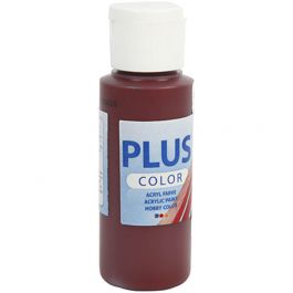 Plus Color Bastelfarbe, Bordeaux, 60 ml/ 1 Fl. [HOB-39630]
