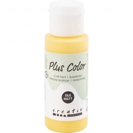 Plus Color Bastelfarbe, Krokusgelb, 60 ml/ 1 Fl. [HOB-39634]