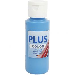 Plus Color Bastelfarbe, Ozeanblau, 60 ml/ 1 Fl. [HOB-39647]