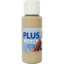 Plus Color Bastelfarbe, Dunkelbeige, 60 ml/ 1 Fl. [HOB-39655]