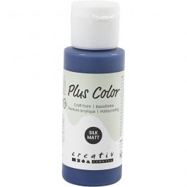 Plus Color Bastelfarbe, Marineblau, 60 ml/ 1 Fl. [HOB-39658]