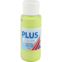 Plus Color Bastelfarbe, Lindgrün, 60 ml/ 1 Fl. [HOB-39669]