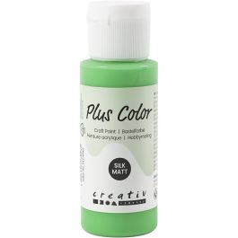 Plus Color Bastelfarbe, Hellgrün, 60 ml/ 1 Fl. [HOB-39676]