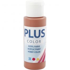 Plus Color Bastelfarbe, Terrakotta, 60 ml/ 1 Fl. [HOB-39687]