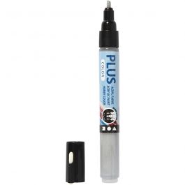 Plus Color Marker, L 14,5 cm, Strichstärke 1-2 mm, Regengrau, 5,5 ml, 1 Stk [HOB-39840]