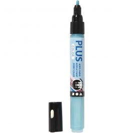 Plus Color Marker, L 14,5 cm, Strichstärke 1-2 mm, Türkis, 5,5 ml, 1 Stk [HOB-39872]