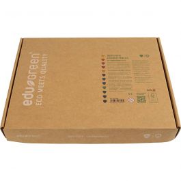 edu Green Jumbo-Buntstifte, Mine 5 mm, Sortierte Farben, 12x12 Stk/ 1 Pck [HOB-408144]