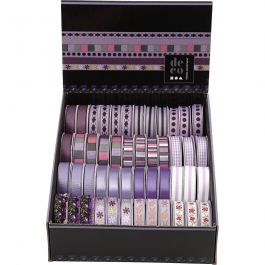 Dekoband, B 10 mm, Flieder, 48x2 m/ 1 Pck [HOB-41051]