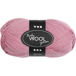 Babywolle, L 172 M, Dunkelrosa, 50 g/ 1 Knäuel [HOB-41325]