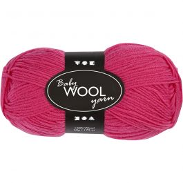 Babywolle, L 172 M, Pink, 50 g/ 1 Knäuel [HOB-41342]