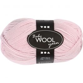 Babywolle, L 172 M, Hellrosa, 50 g/ 1 Knäuel [HOB-41343]