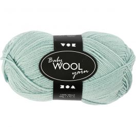 Babywolle, L 172 M, Blaßgrün, 50 g/ 1 Knäuel [HOB-41352]