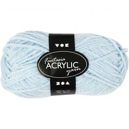 Fantasia Polyacryl Garn, L 80 M, Hellblau, 50 g/ 1 Knäuel [HOB-421802]