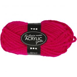 Fantasia Polyacryl-Wolle, L 35 M, Maxi, Fuchsia, 50 g/ 1 Knäuel [HOB-421872]