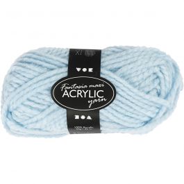 Fantasia Polyacryl-Wolle, L 35 M, Maxi, Hellblau, 50 g/ 1 Knäuel [HOB-421876]