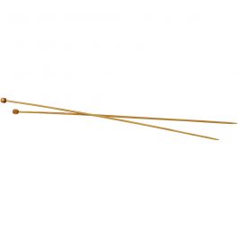 Stricknadeln, L 35 cm, Größe 3 mm, 1 Paar [HOB-42281]