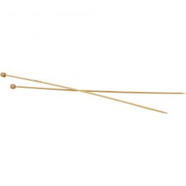 Stricknadeln, L 35 cm, Größe 3,5 mm, 1 Paar [HOB-42282]