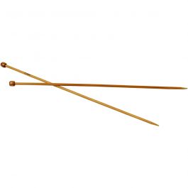 Stricknadeln, L 35 cm, Größe 5 mm, 1 Paar [HOB-42285]