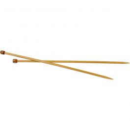 Stricknadeln, L 35 cm, Größe 6,5 mm, 1 Paar [HOB-42288]